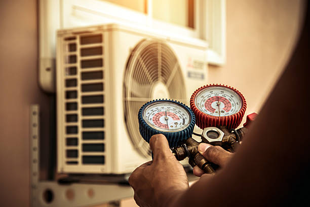 Professional Ductwork Repair technician working in Woods Hole, MA